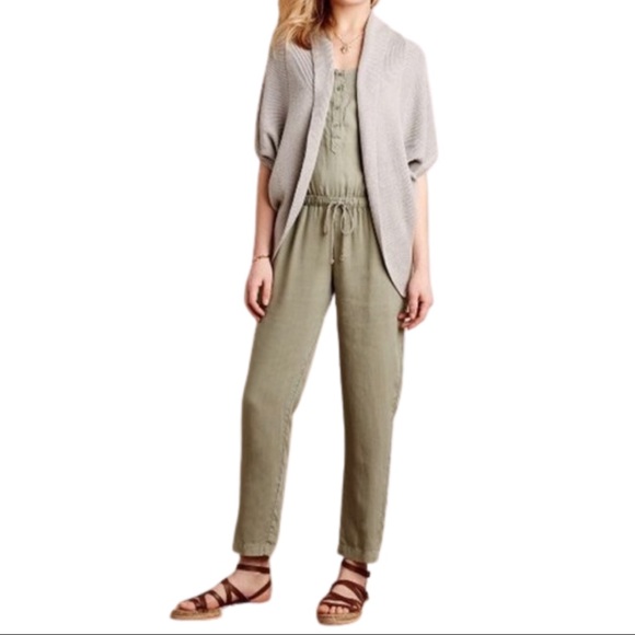 Sunday in Brooklyn Temesa Cropped Gray Cardigan from Anthropologie - Picture 2 of 6